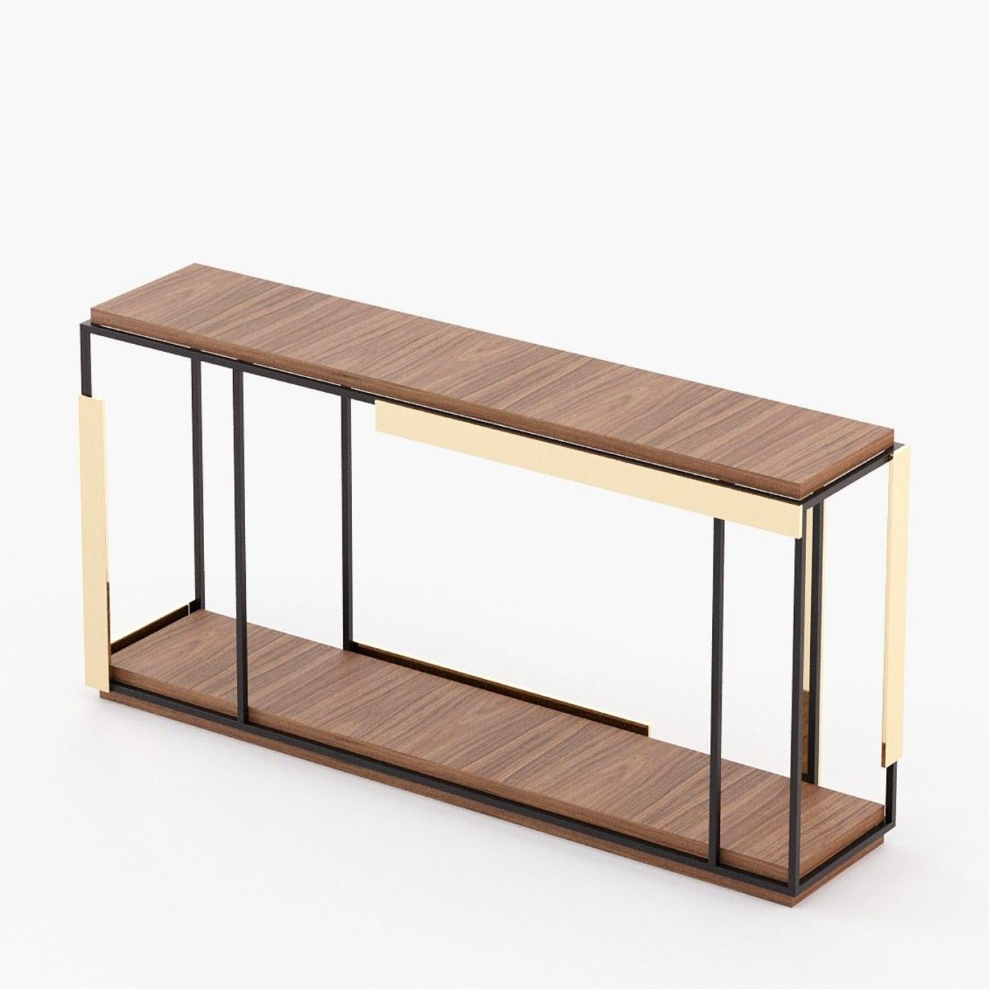 Spanish Kanta Walnut Console Table For Sale