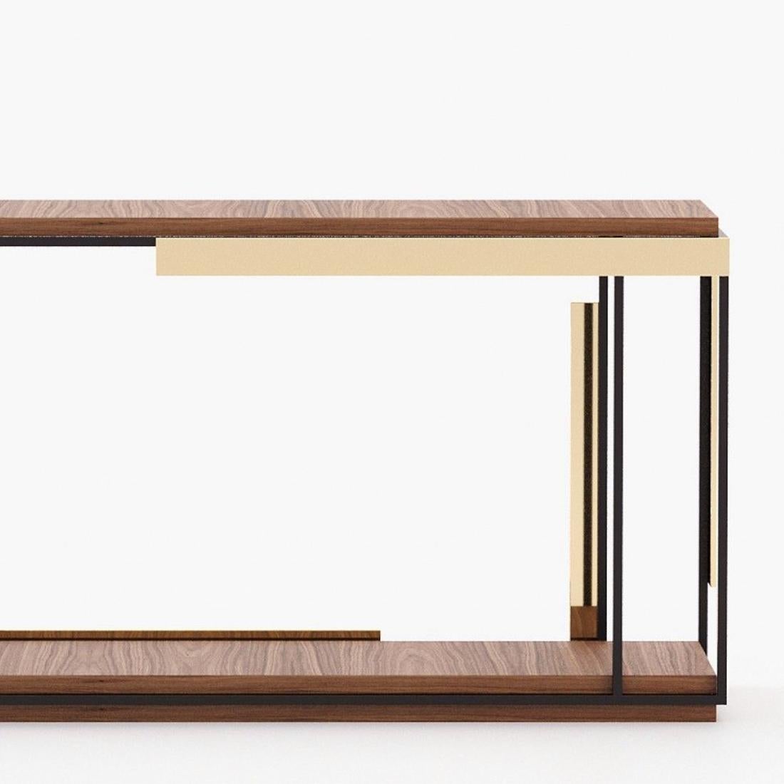 Kanta Walnut Console Table In New Condition For Sale In Paris, FR