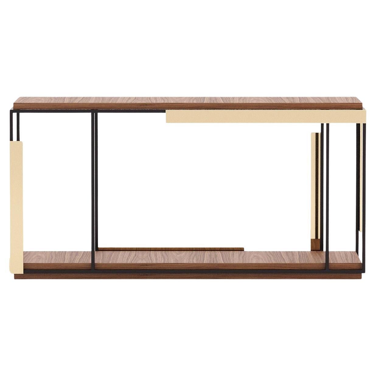 Kanta Walnut Console Table