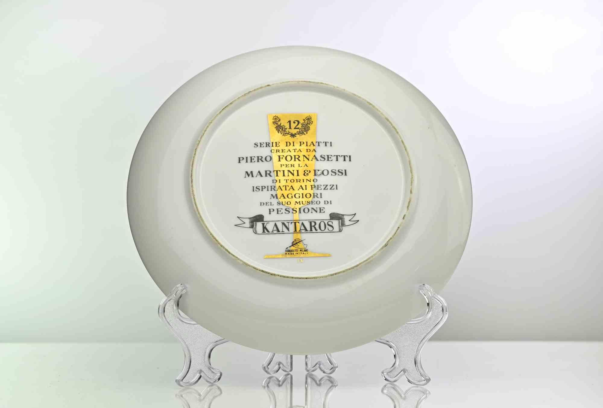 Kantaros Apulia de Piero Fornasetti  para Martini & Rossi, años 60 Italiano en venta