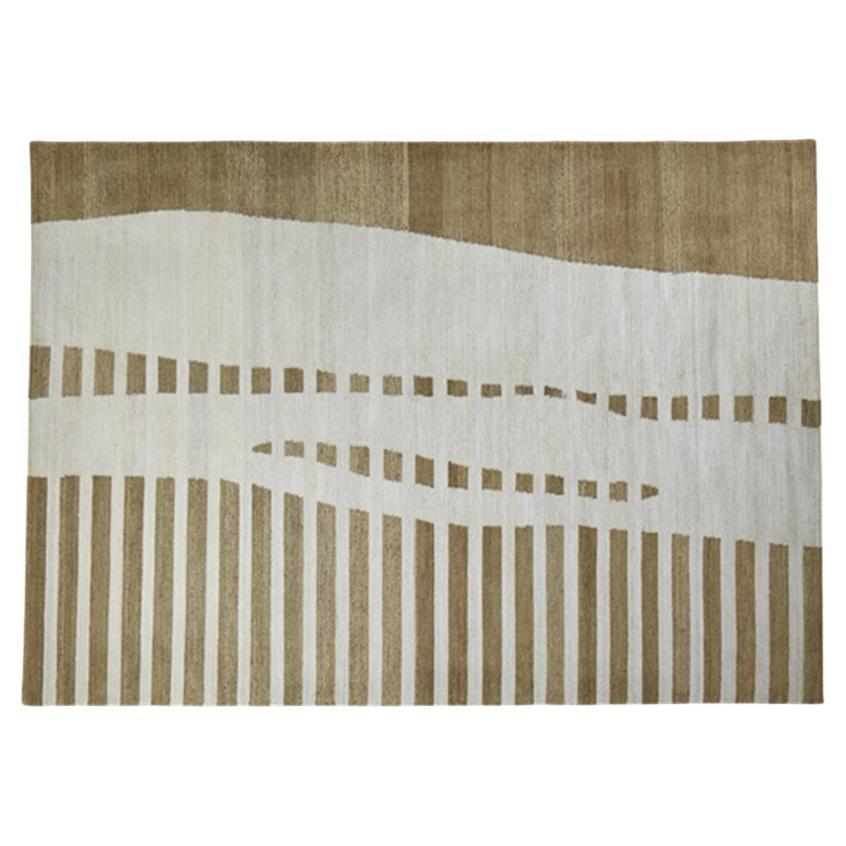 Handgeknüpfter Teppich „Kanya“ aus nachhaltigem, umweltfreundlichem Allo, 170 x 240 cm im Angebot