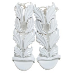 Kanye West x Giuseppe Zanotti White Leather Cruel Summer Sandals Size 35
