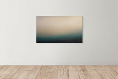 Minimalist seascape painting by Kaori Fukuyama "Sea of Longing" (oil on canvas)