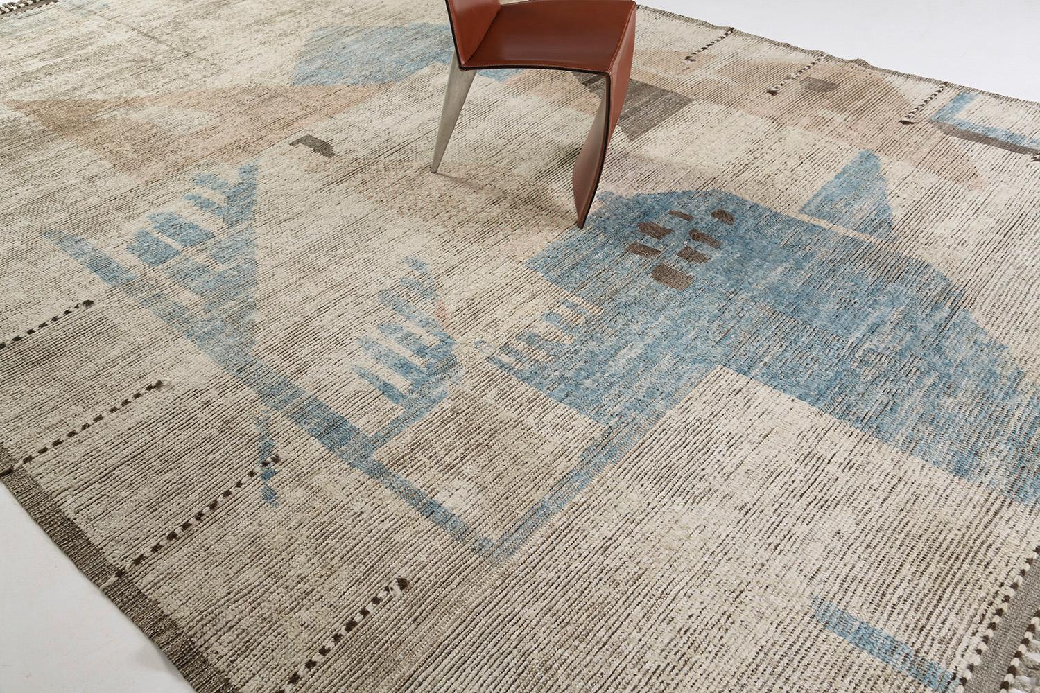 Il Kaouki è realizzato in lana di lusso ed è composto da elementi di design senza tempo. L'intreccio di tonalità naturali della terra con forme e motivi di design unici è ciò che rende la collezione Atlas così unica e ricercata. La collezione Atlas