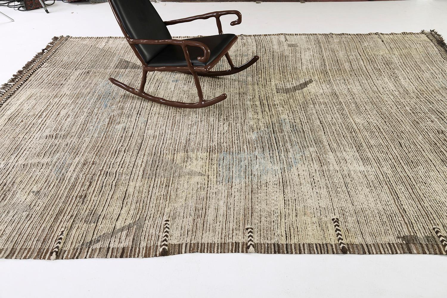 Hand-Woven Kaouki, Atlas Collection, Seasons by Mehraban Rugs For Sale