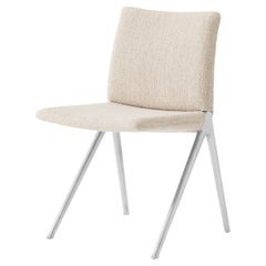 Kape IF7 Silla auxiliar en tejido Barnum 101 y aluminio pulido para &T