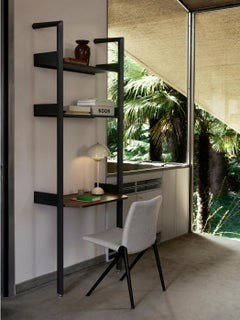 Kape IF7 Side Chair in Kvadrat / Clay 003 Fabric & Warm Black Aluminium for &T