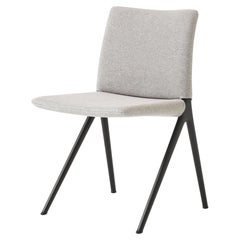 Kape IF7 Side Chair in Kvadrat / Clay 003 Fabric & Warm Black Aluminium for &T