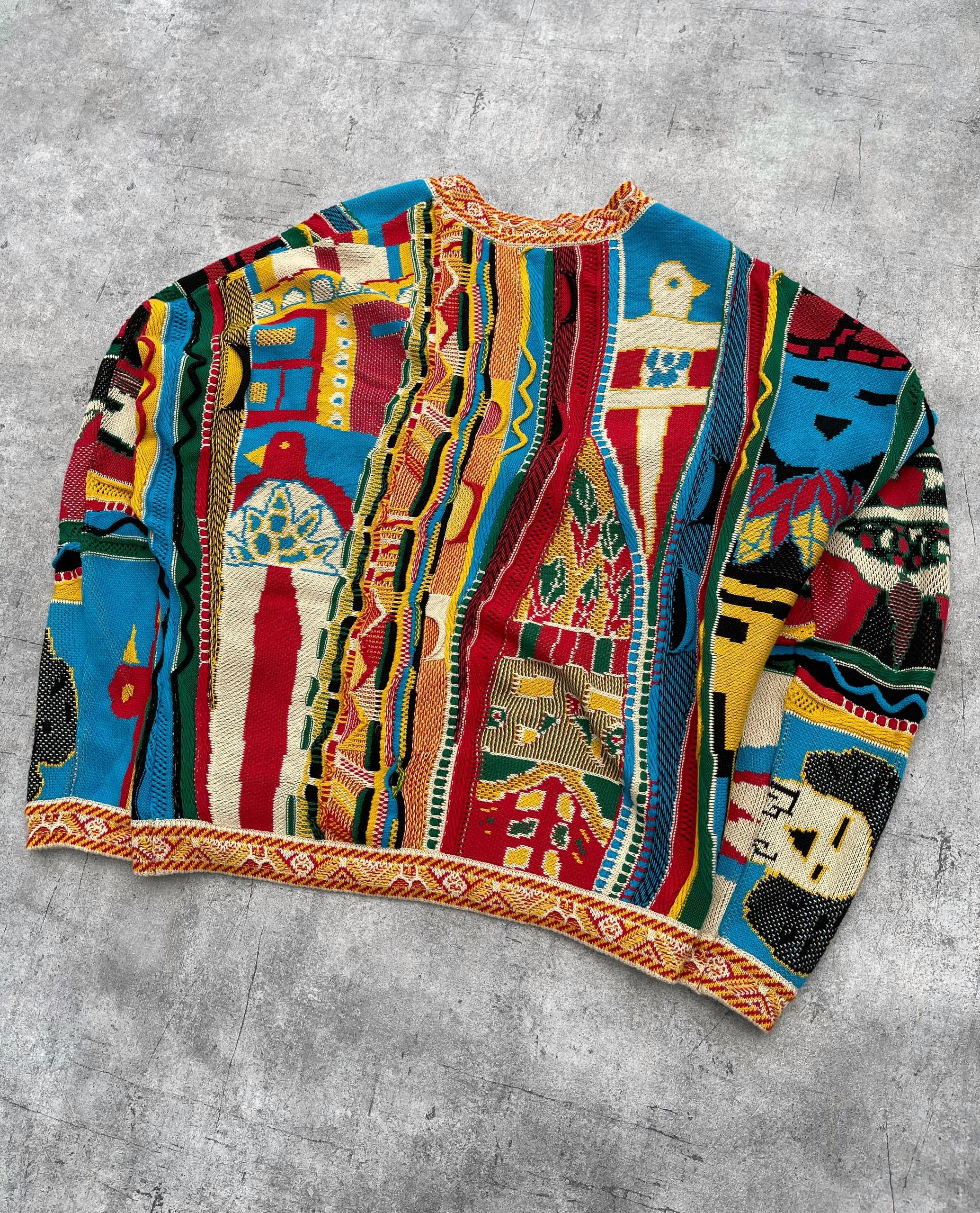 Women's or Men's KAPITAL 7G Kachina Gaudy Sweater 