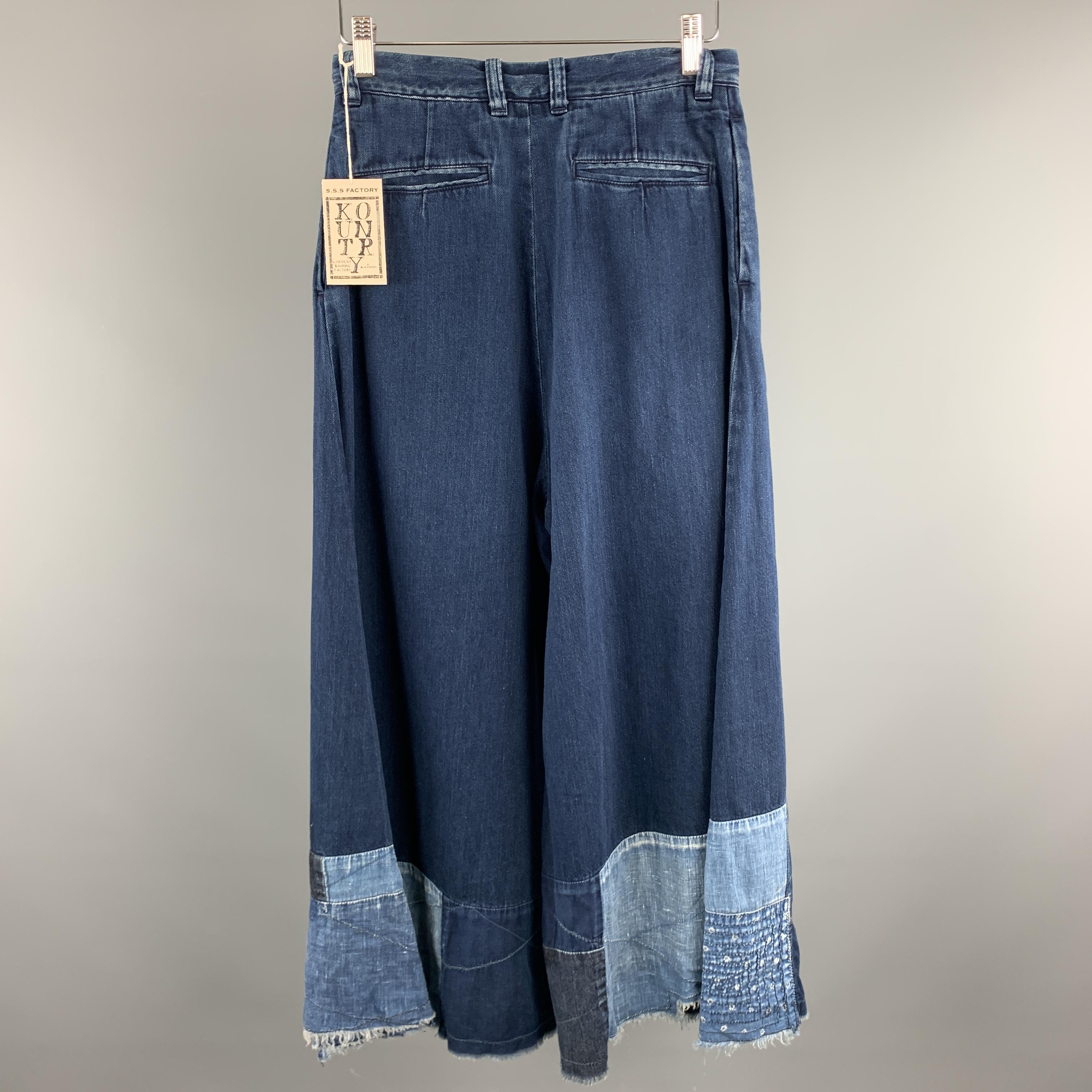 kapital patchwork pants