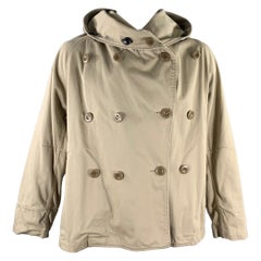 KAPITAL Size M Khaki Cotton Hooded Jacket