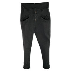 KAPITAL Size S Black Cotton Casual Pants