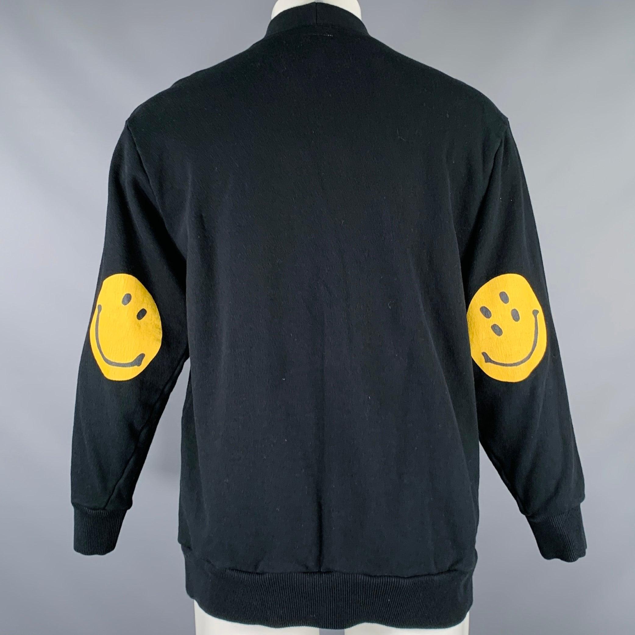 KAPITAL Size S Black Yellow Cotton Snaps Jacket In Good Condition In San Francisco, CA