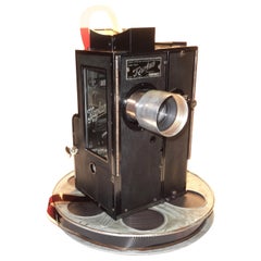 Kaplan 35mm Cinema Movie Projector Head, circa 1930 Fully Restored and Gorgeous