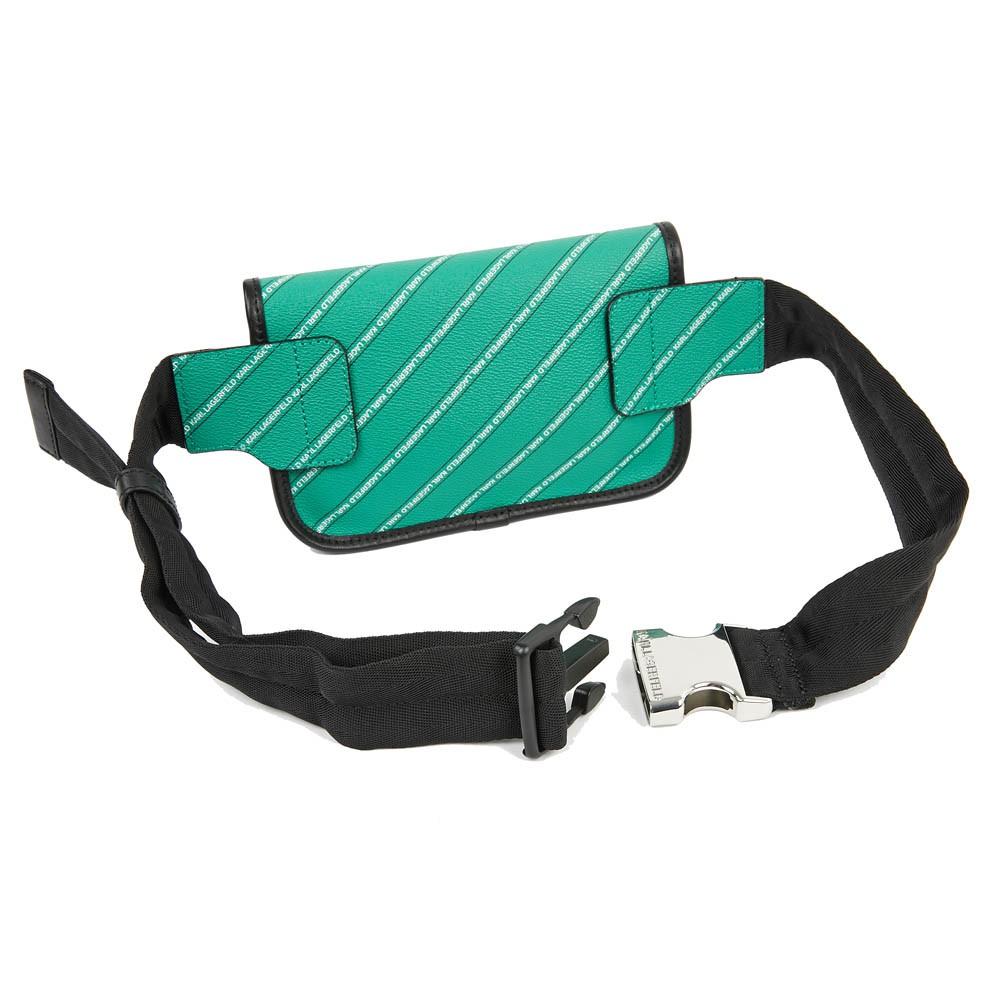 Kar Lagerfeld Tokyo Green Belt Bag  For Sale 6