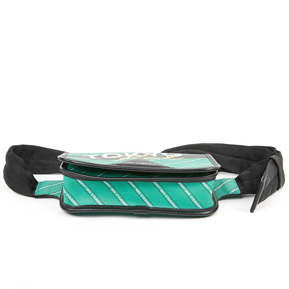 Women's or Men's Kar Lagerfeld Tokyo Green Belt Bag  For Sale