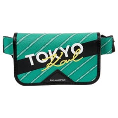 Kar Lagerfeld Tokyo Green Belt Bag 