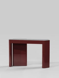 Mesa consola Kara, MDF lacado, Made in Italy