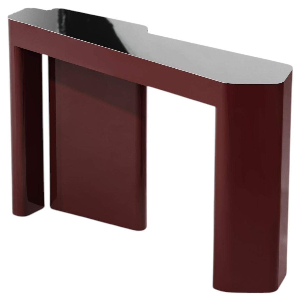 Kara Console Table by Secolo, Lacquered MDF, Modern Italian Design