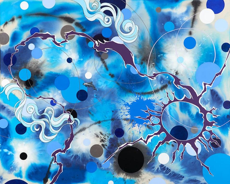 Blu in nero, (vaquita), Pittura acrilica su tela di Kara Maria, 2015

Informazioni aggiuntive:
Mezzo: Acrilico su tela
Dimensioni: 48 x 60 pollici

Kara Maria produce dipinti e lavori su carta che riflettono su temi politici come il femminismo, la