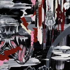 Bala de cañón, pintura acrílica de Kara Maria, 2010
