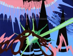 L'Eclair, Pittura acrilica su tela di Kara Maria, 1999