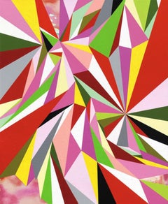 Rosa di Mex-Italia, Pittura acrilica su tela di Kara Maria, 2012