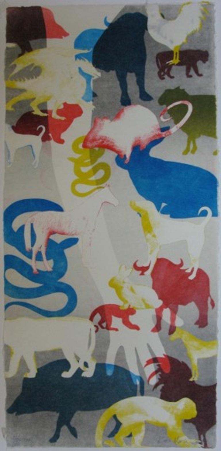 El animal que vive en tu corazón 12/20, por Kara Maria, 2020

Más información:
Soporte: Monotipo sobre papel kozo
Dimensiones: 30 x 14 pulg.

Kara Maria produce pinturas y obras sobre papel que reflexionan sobre temas políticos como el feminismo, la