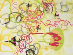 Implicación sin especificar nº 12, Acrílico sobre papel Pintura de Kara Maria, 2003