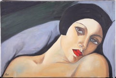 Kara Wilson after Tamara de Lempicka - 20th Century Oil