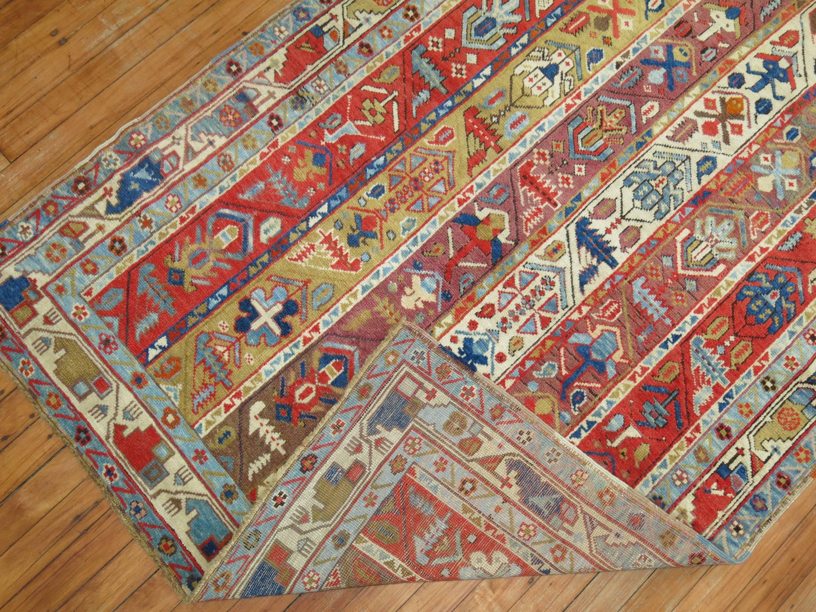 Zabihi Collection Karabagh Caucasian Rug For Sale 3