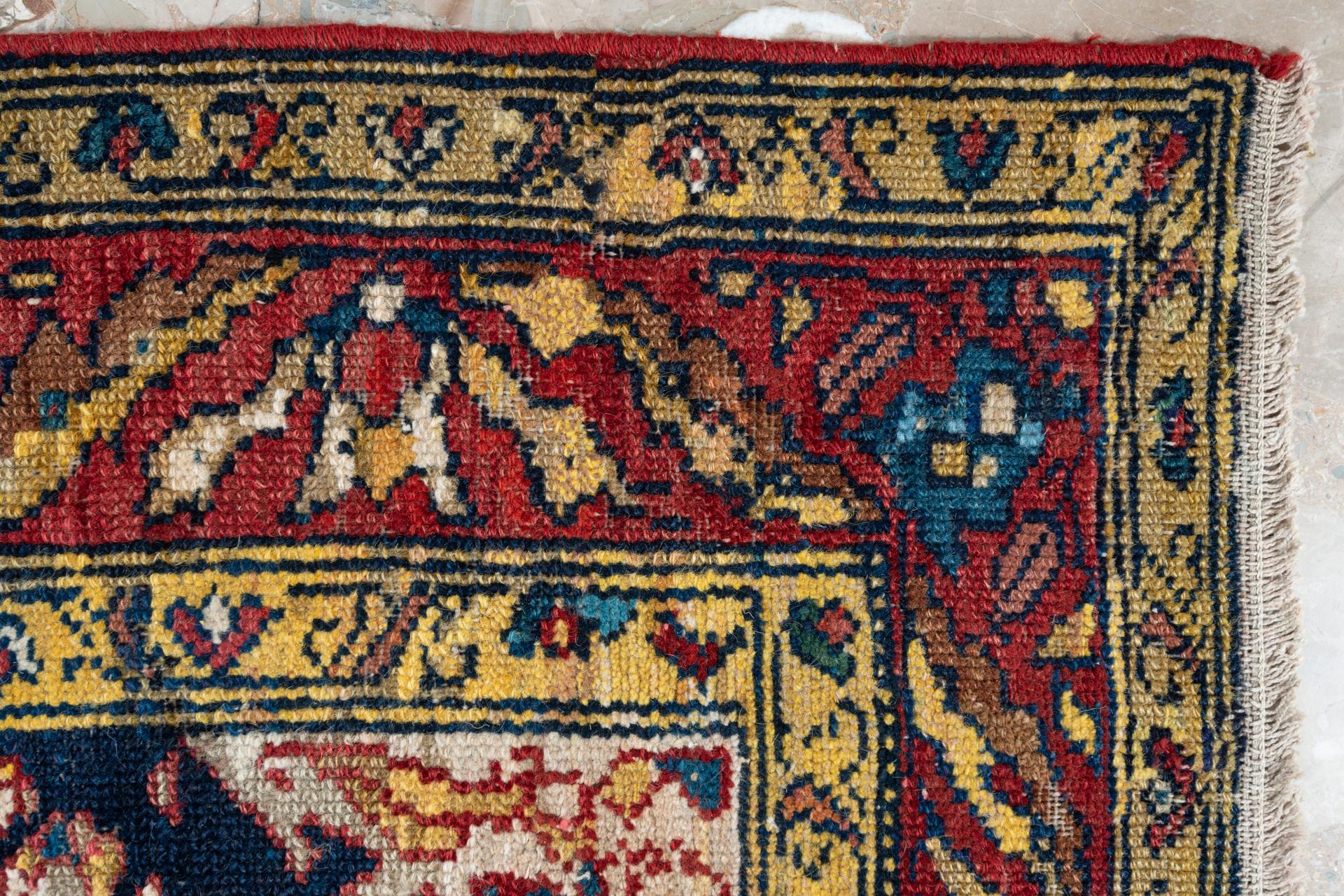 Karabagh Dated Runner with Paisley Design For Sale 4