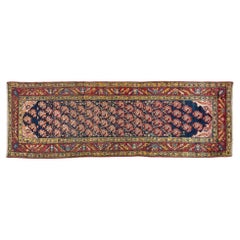 Antique Karabagh Dated Runner with Paisley Design