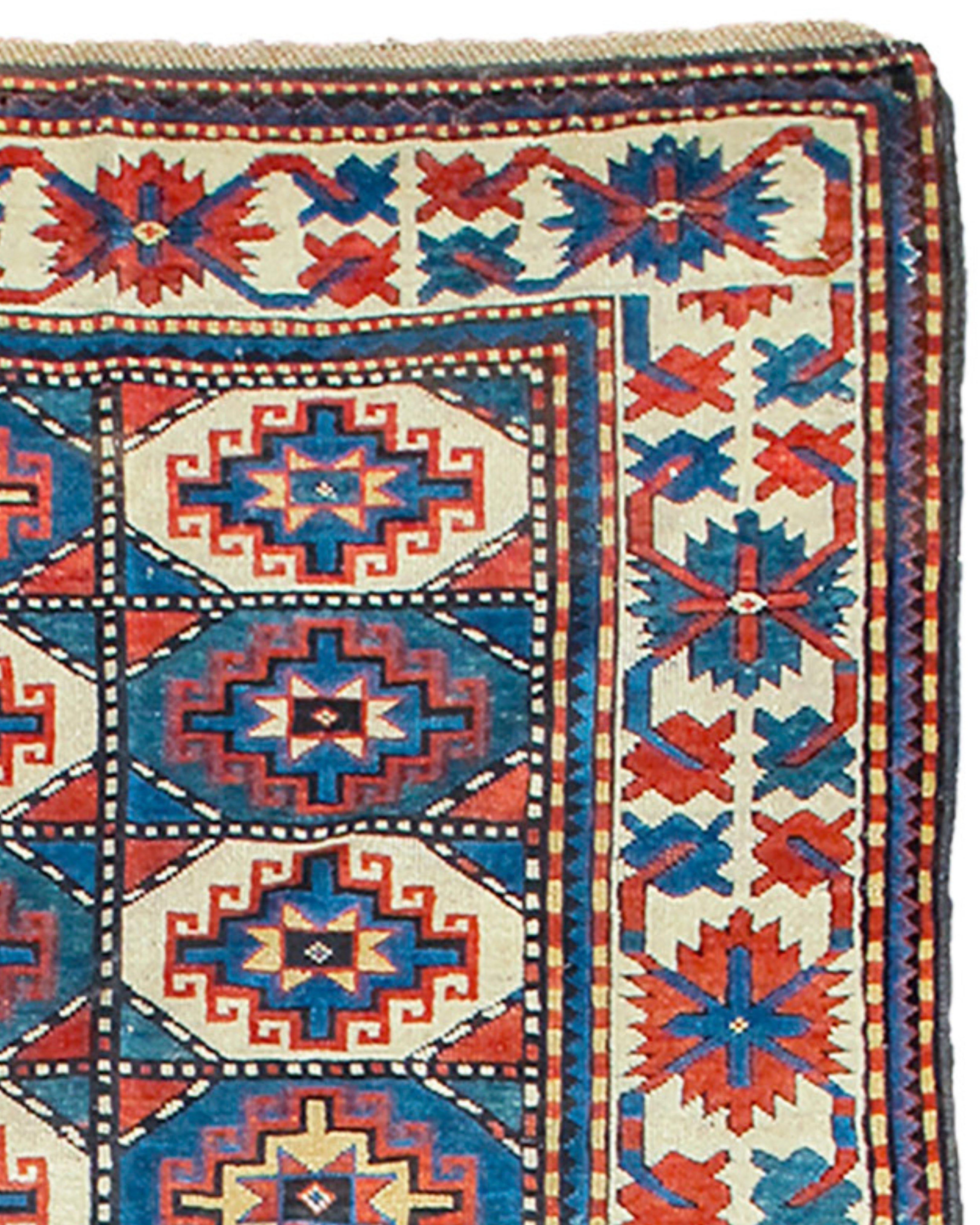 Antique Caucasian Karabagh Rug, 19th Century

Additional information:
Dimensions: 4'2