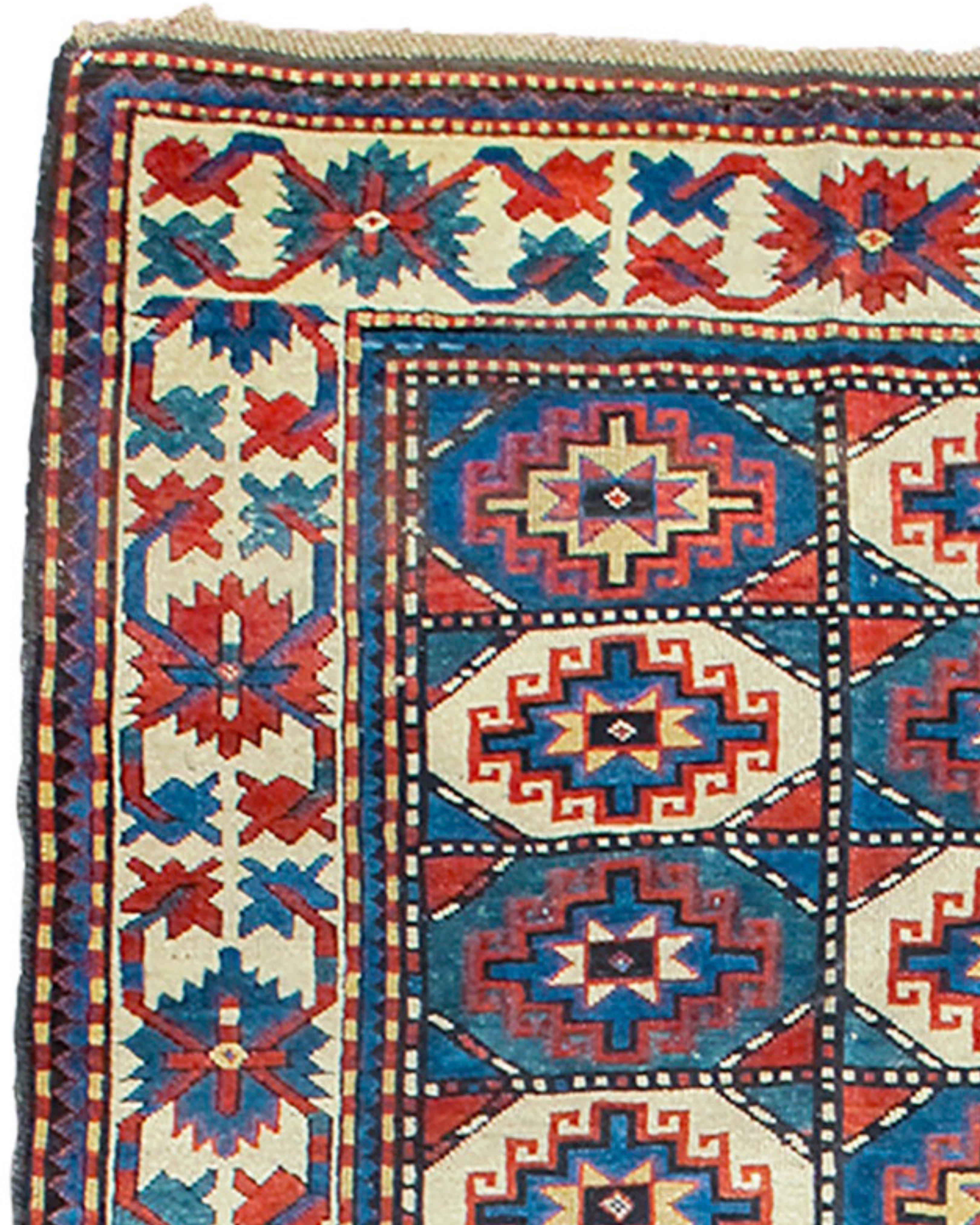 Caucasian Antique Karabagh Rug, 19th Century For Sale
