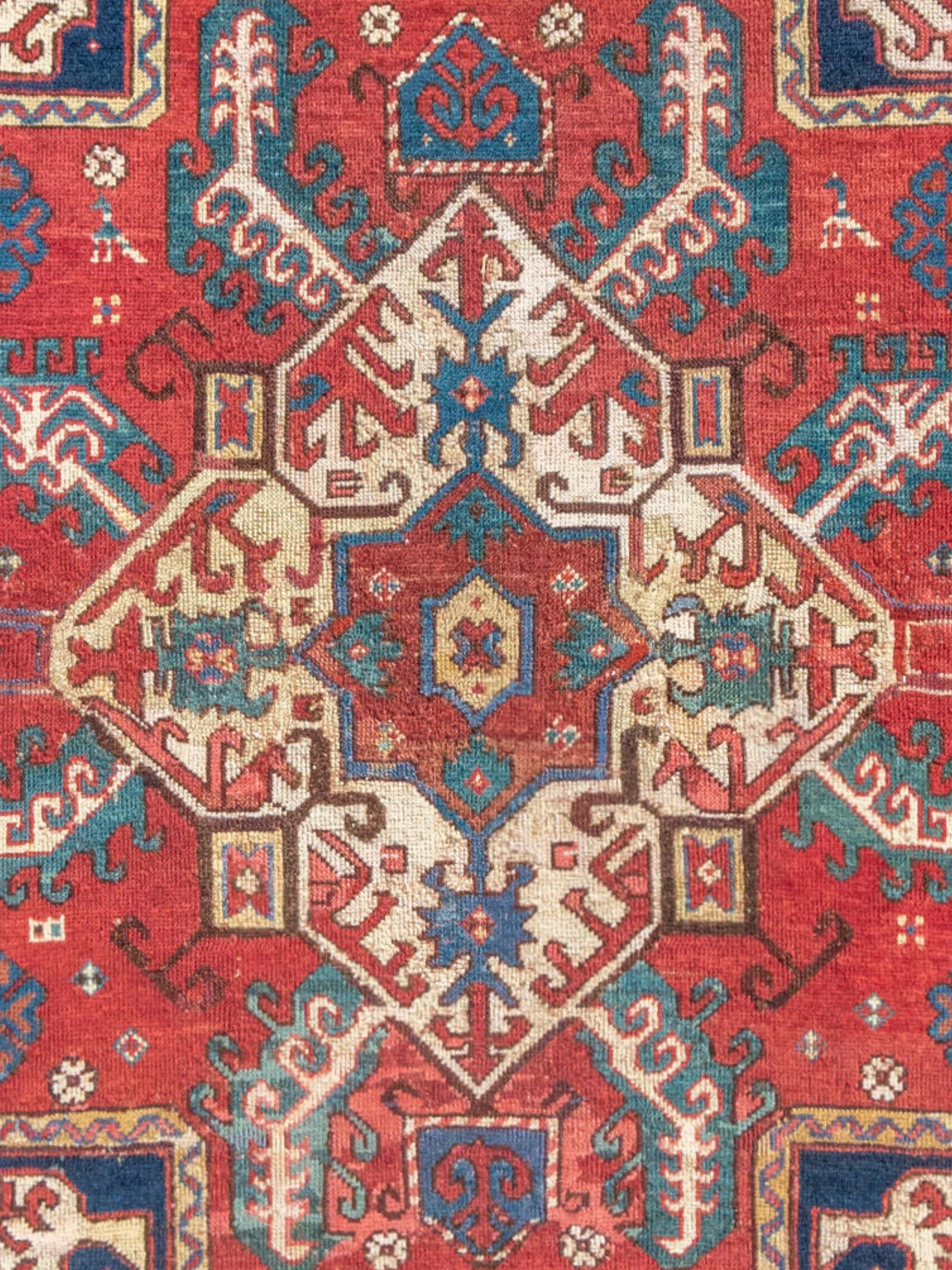 Alfombra de Karabagh, principios del siglo XIX Caucásico en venta