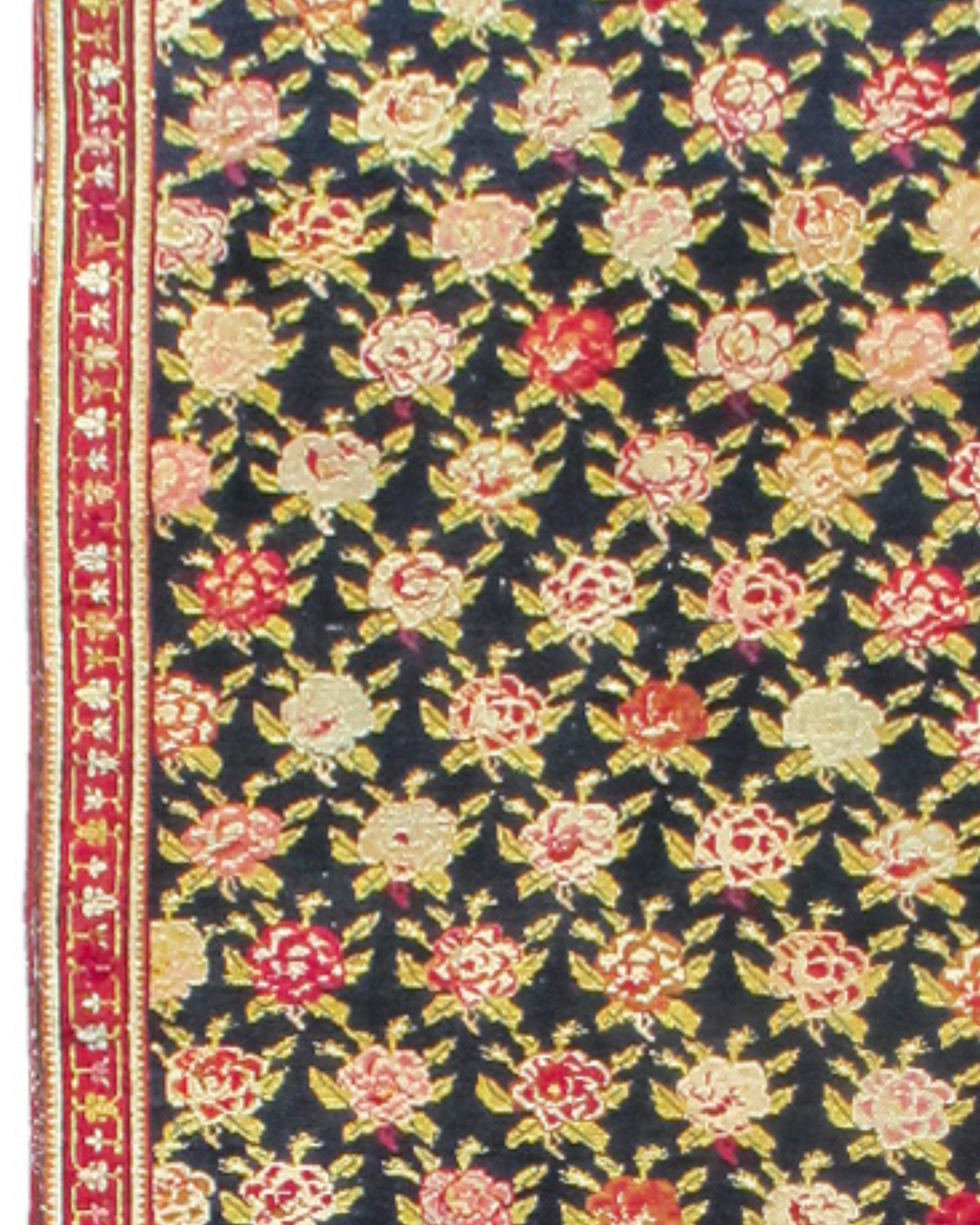 Hand-Knotted Antique Karabagh Runner, 19th Century For Sale