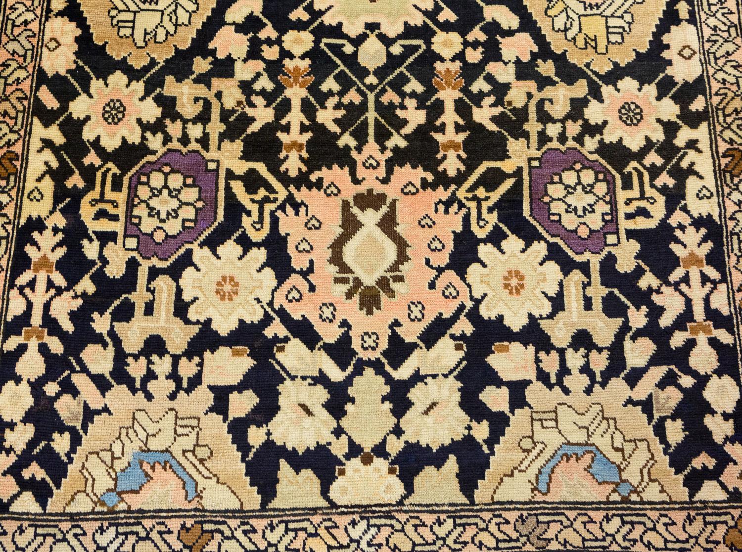 Karabakh 'Qarabağ' Antique Runner Corridor Size Carpet, ca. 1900 In Good Condition For Sale In Ferrara, IT