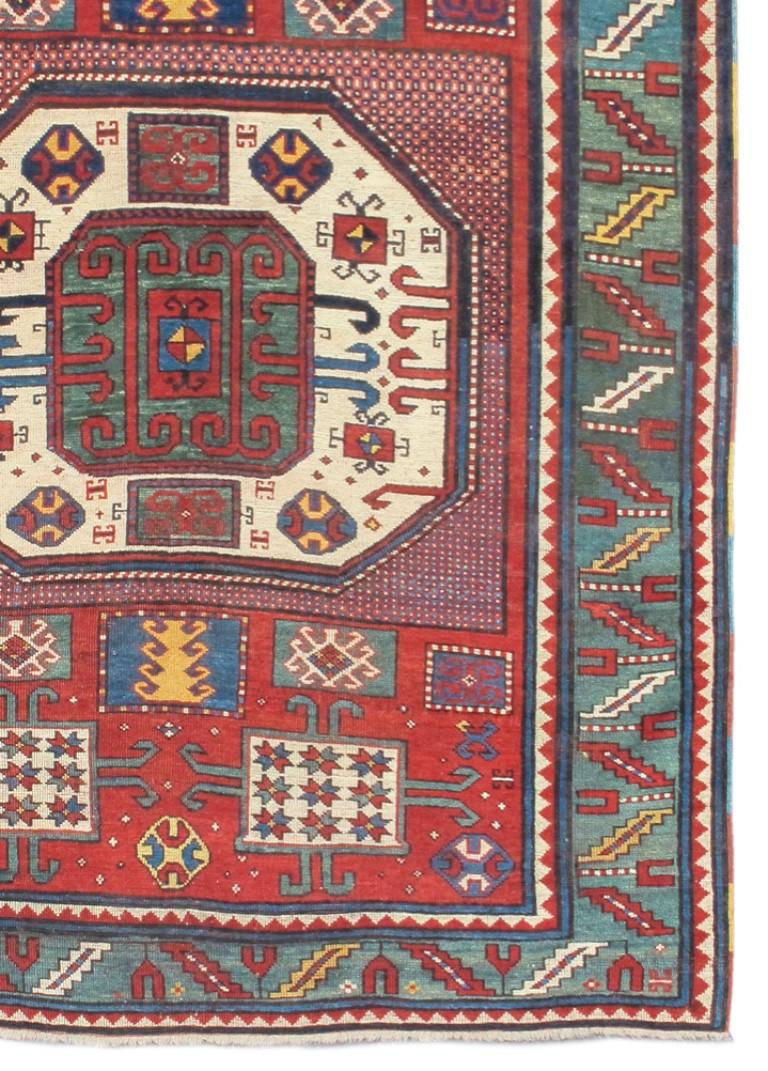 Caucasian Karachopf Kazak rug For Sale