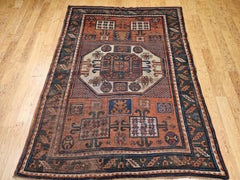 Karachov Kazak Caucasian Prayer Area Rug