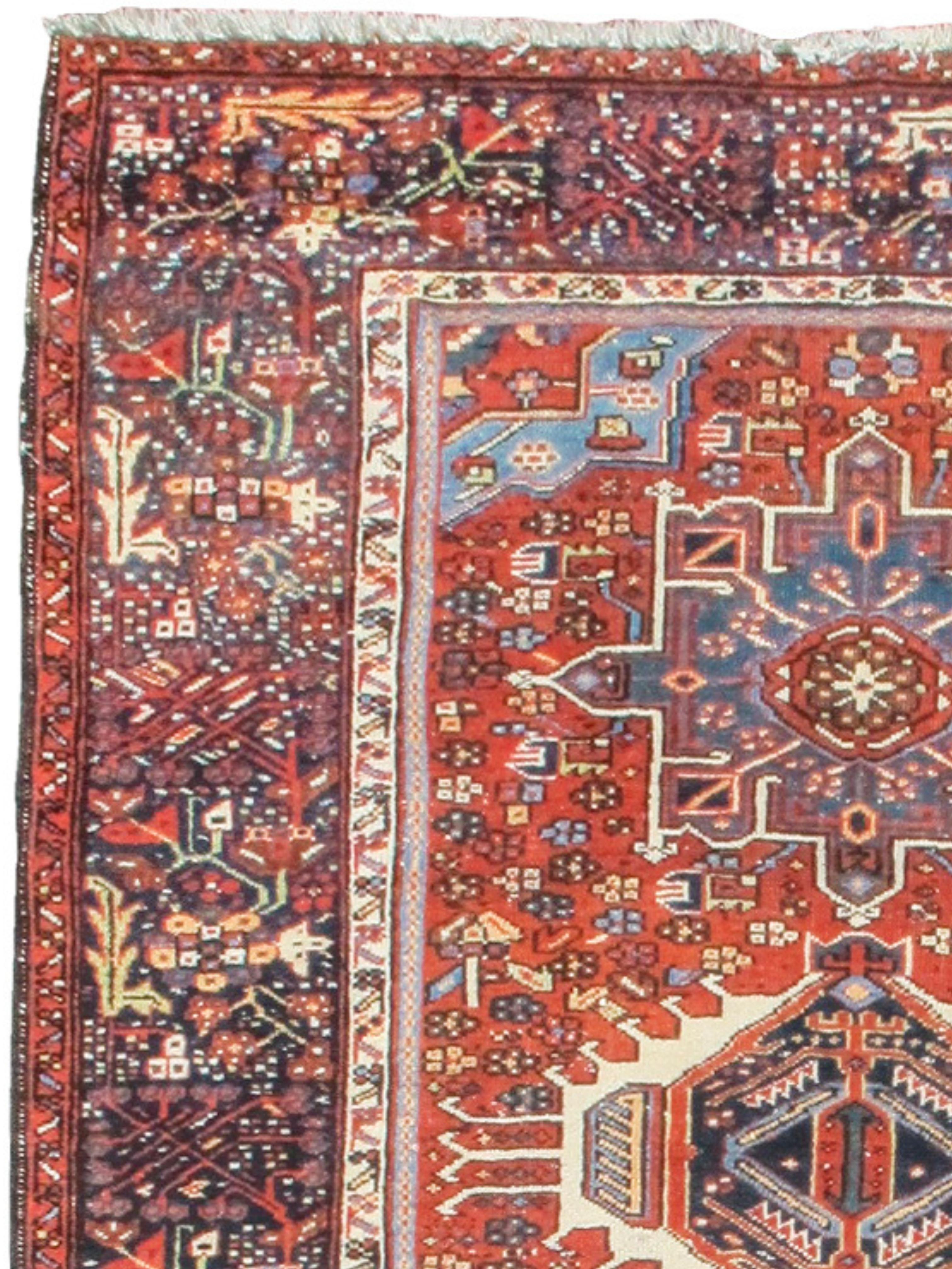 Karaja Rug, Early 20th Century

Additional Information:
Dimensions: 4'8