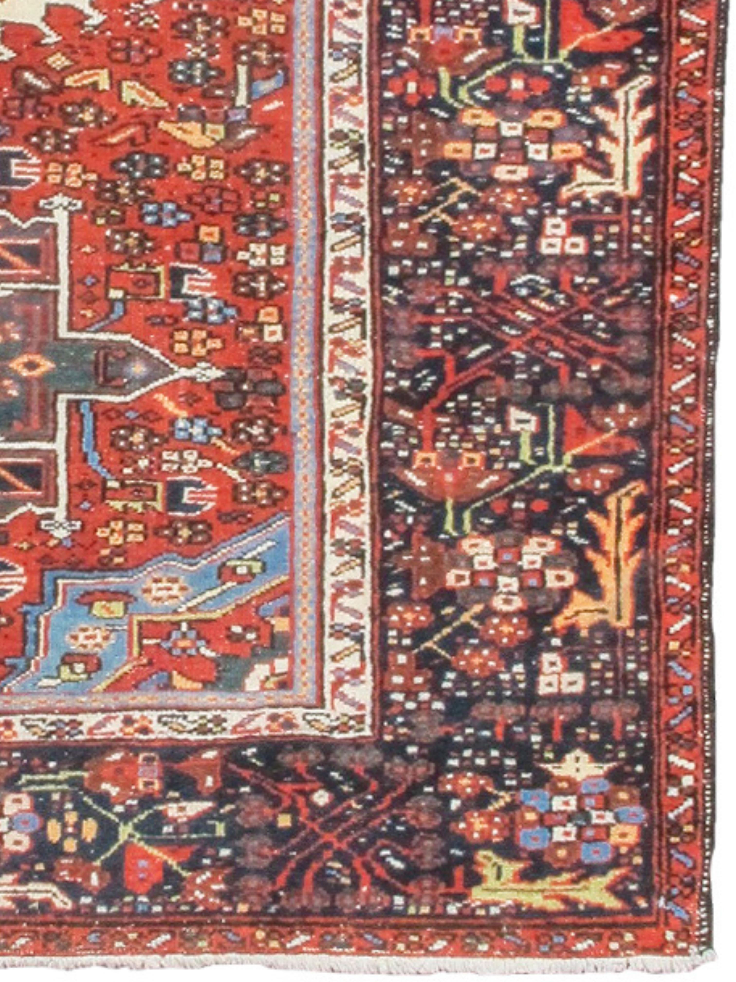 Persian Karaja Rug, Early 20th Century For Sale