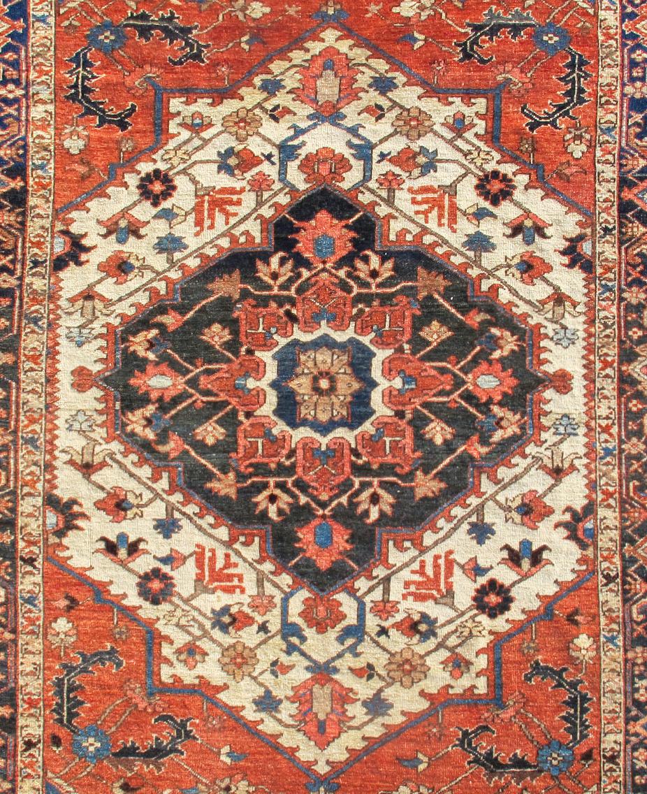 Persian Karaja Serapi Rug For Sale