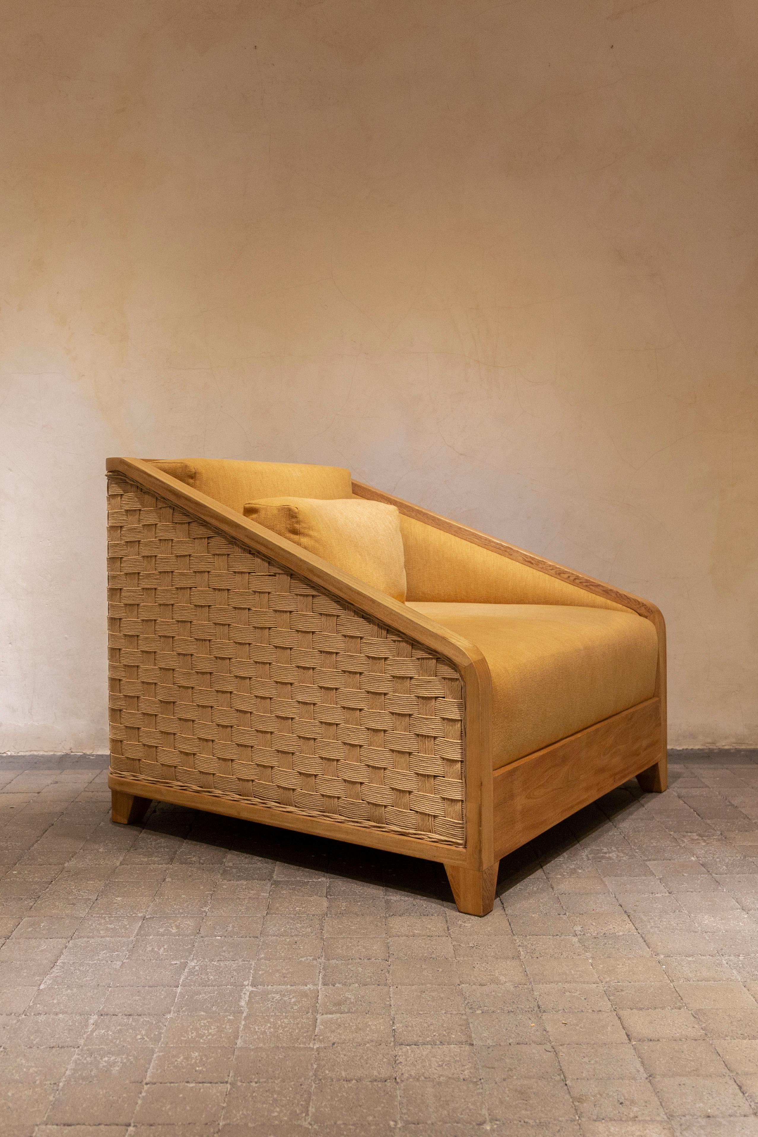 Mid-Century Modern Karakum lounging chair designed by TANA KAREI For Sale