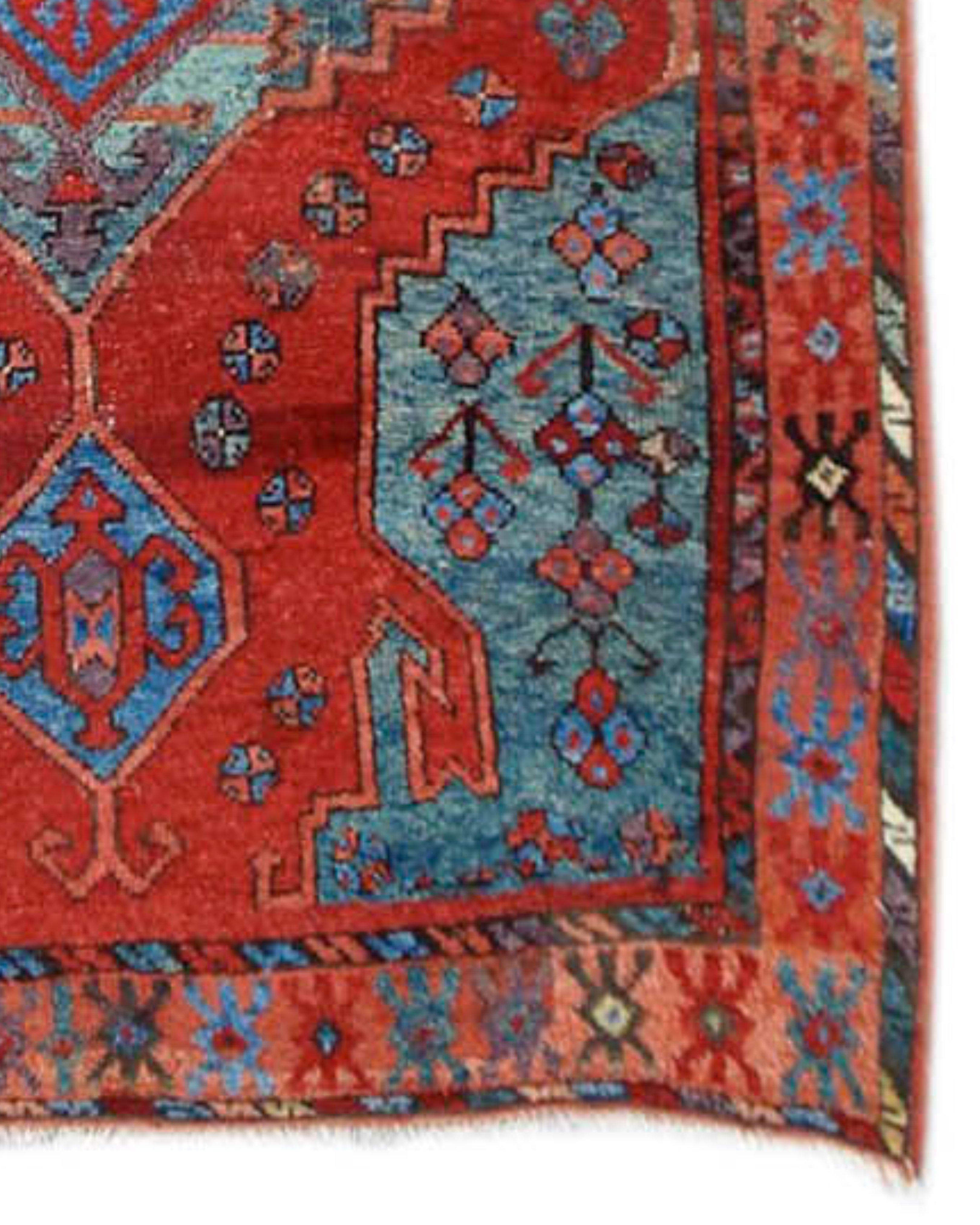 Antique Anatolian Karaman Rug, 19th Century In Excellent Condition For Sale In San Francisco, CA