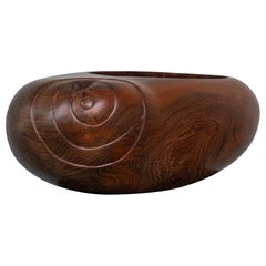 Karang Teak Wood Vase by Mary Verspoor