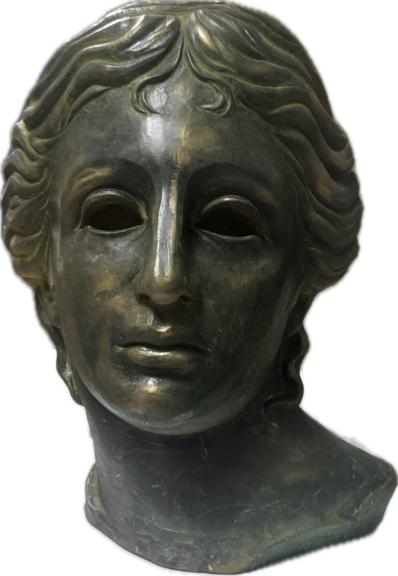 Anahit Goddess Fertility-Skulptur aus Ton-Keramik, handgefertigt von Garo, Unikat – Sculpture von Karapet Balakeseryan  (Garo)