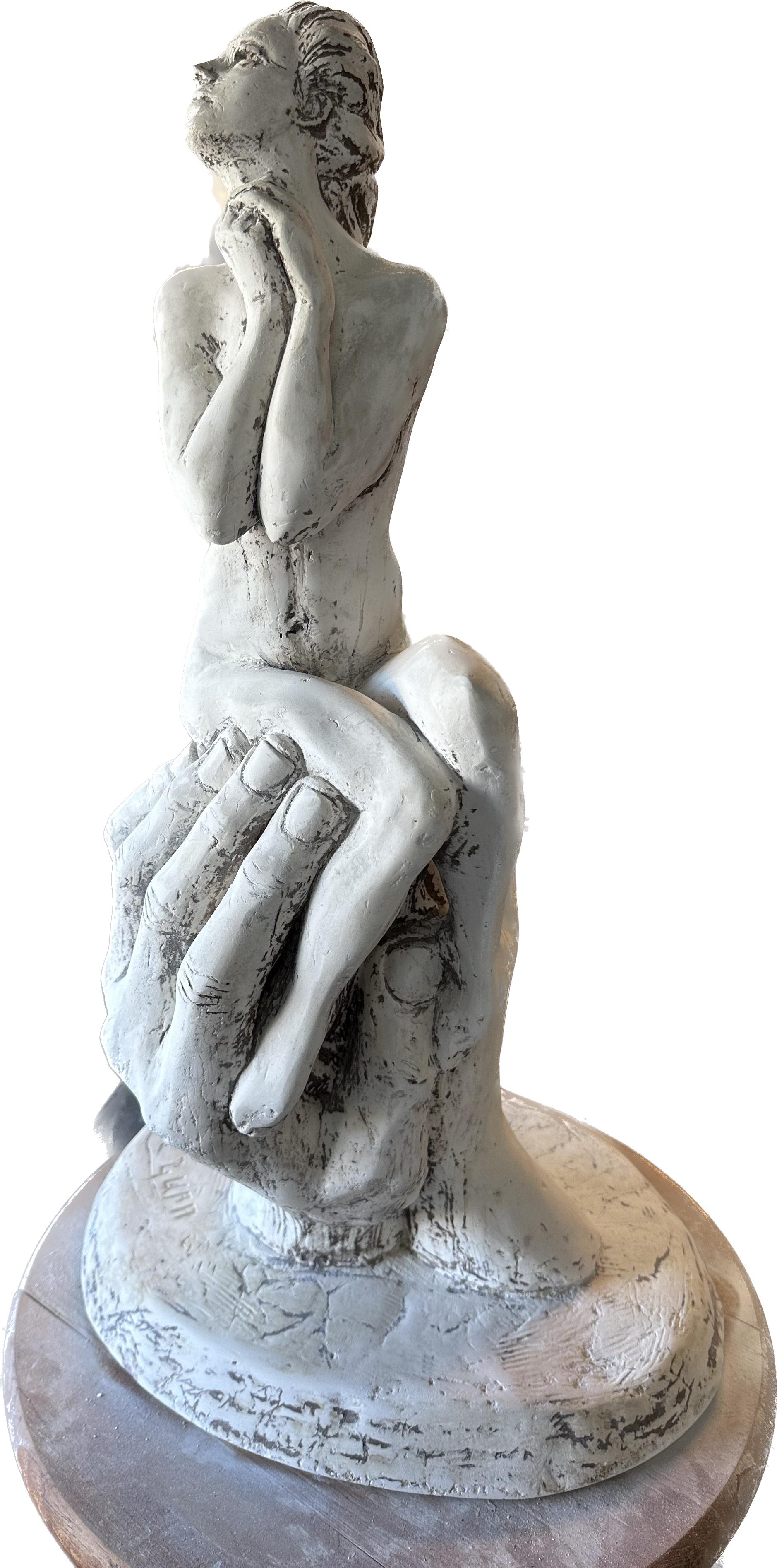 Hope, Skulptur, Hydro-Stein, Staubmarmor, Handgefertigt von Garo, Einzigartig (Impressionismus), Sculpture, von Karapet Balakeseryan  (Garo)