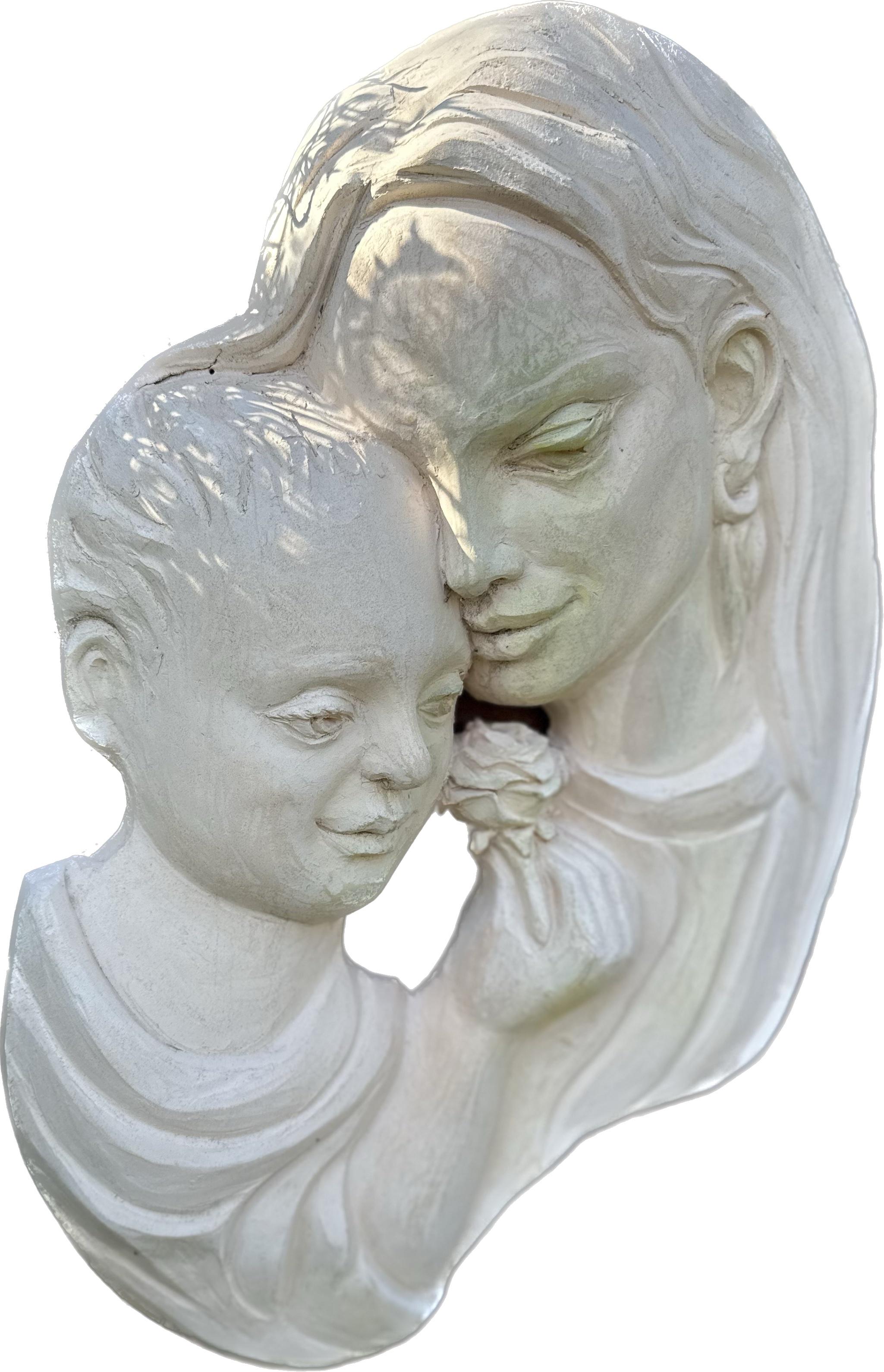 Skulptur der Mutterschaft, Keramik, handgefertigt von Garo (Impressionismus), Sculpture, von Karapet Balakeseryan  (Garo)