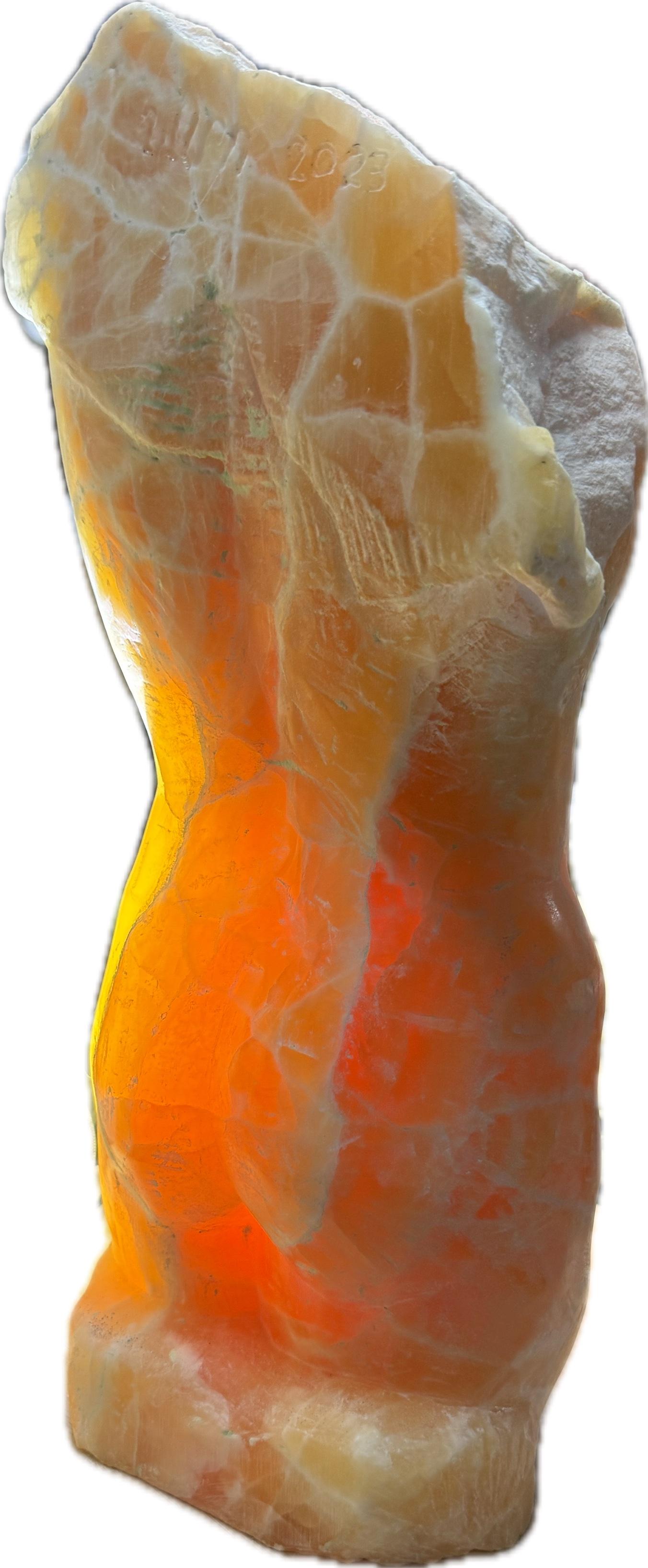 Nude, Sculpture, Natural Haney Onyx Stone, Handmade by Garo For Sale 8